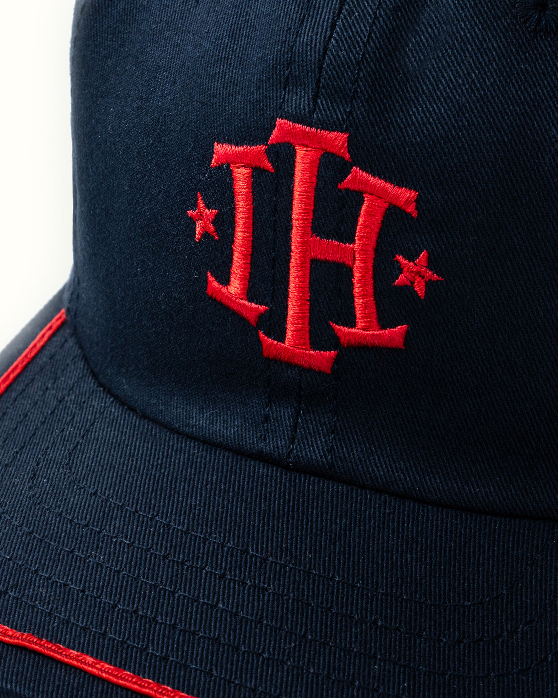 MONOGRAM HAT NAVY SOUTACHE